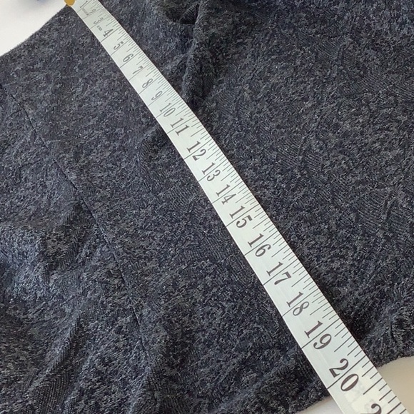 Cut Loose Top Jacquard Lightweight Charcoal Scandi Look Sweater Cowl Neck - Picture 6 of 8